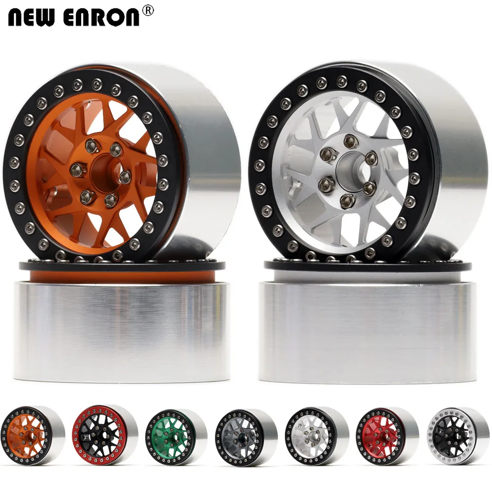 

NEW ENRON Alloy 2.2" Beadlock Wheels Hub Rim 64*51*35mm for 1/10 RC Crawler Axial SCX10 SCX10 II 90046 90053 RR10 KM2 YETI TRX-4