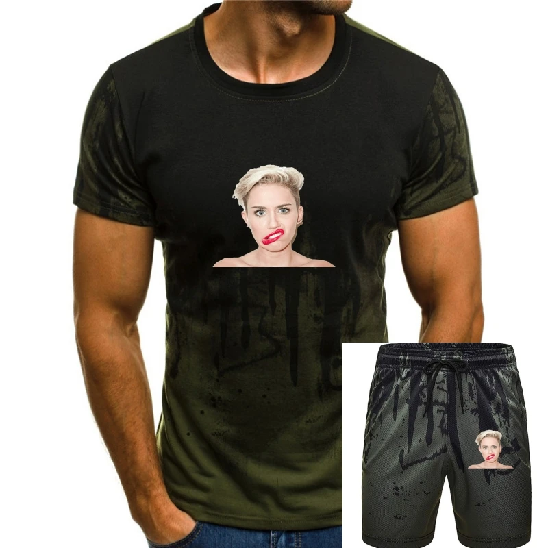 

Черная футболка Miley Cyrus 2