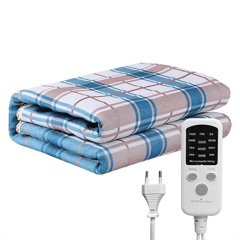 

1 Pcs Thicker Heating Blanket Thermostat Carpet 1.8X1.2M 220V EU Plug For Double Body Winter Warmer