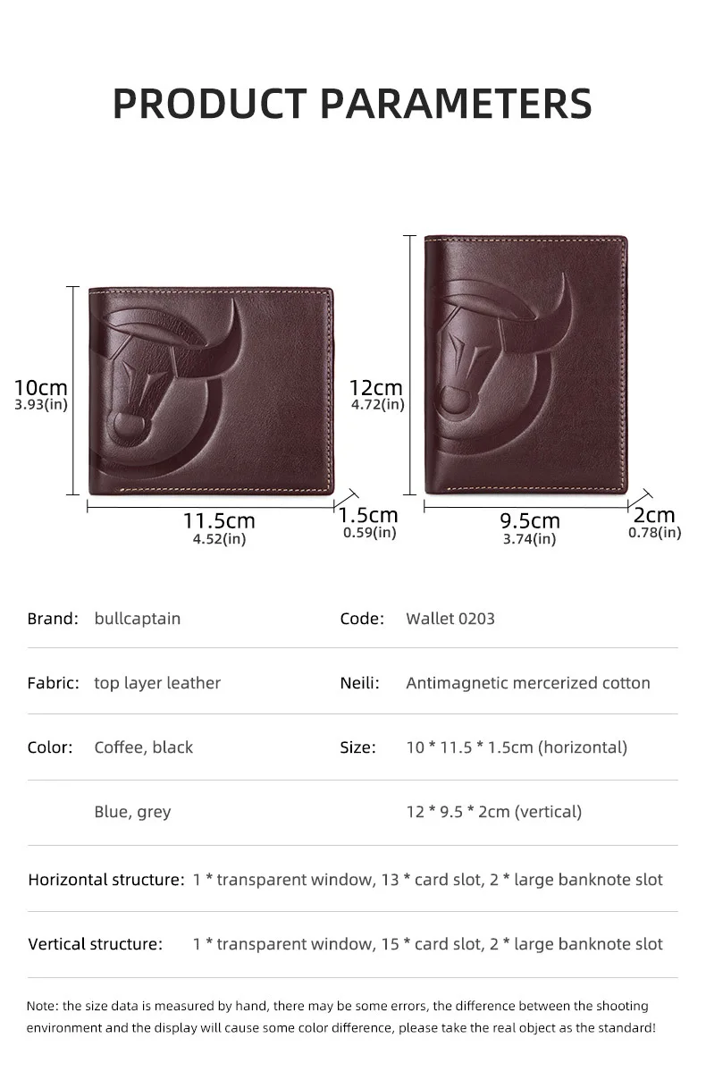 High-quality Gift for Men Leather Business Wallets for Men Multifunctional Cowhide Genuine Leather Coin Purse Card Bag Fashion