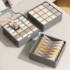 1PC underwear tie organization storage box Socks towel closet organization storage bag Clothing drawer organizer box 3