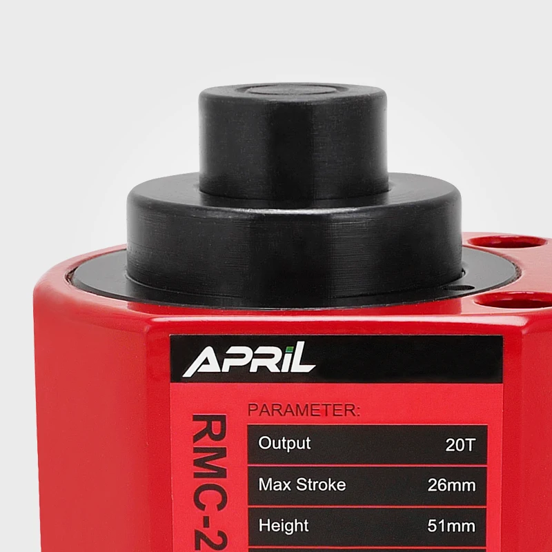 RMC-201L Multi-section Hydraulic Jack 20T Split Multistage Hydraulic Steel Cylinder Jack Portable Lifting Equipment 2