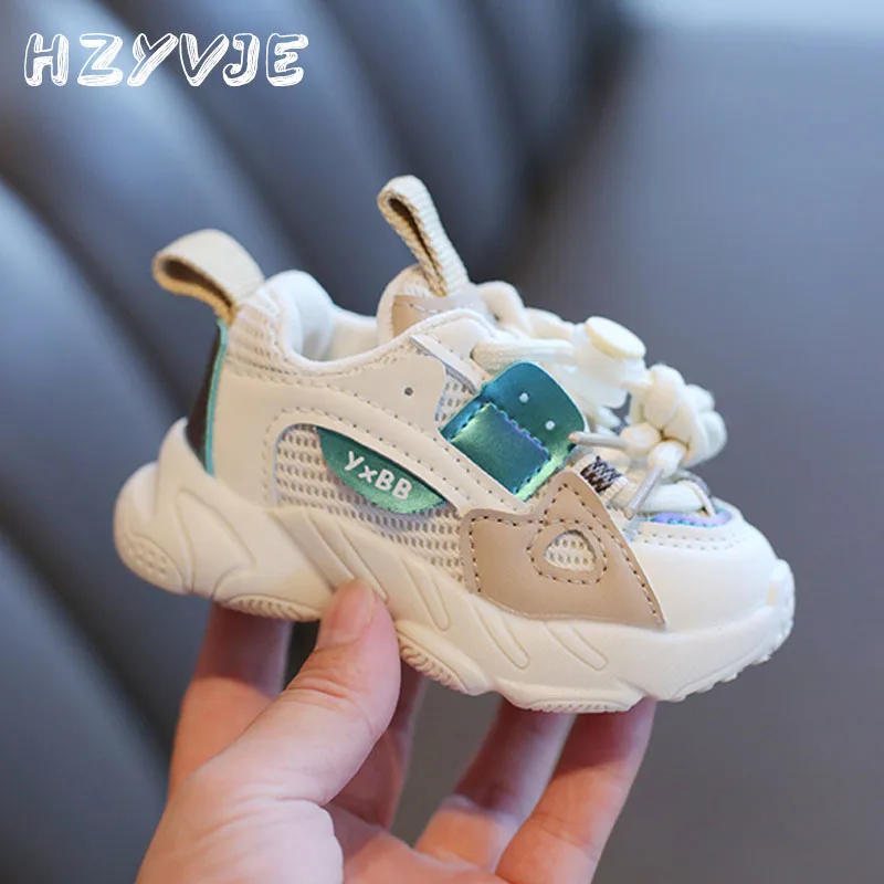 Sports Shoes Baby Shoes Kids Sneakers Kids Shoes Kids Sports Shoes Spring and Autumn Kids Sneakers 0-1-2-3 Year Old Infant and Toddler Baby Boys Girls Anti Slip Learning Walking Shoe