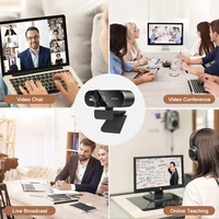 Webcam 4K 1080P Mini caméra 2K Full HD Webcam avec Microphone 30fps caméra Web USB pour mise au point automatique PC ordinateur portable caméra de prise de vue vidéo 6