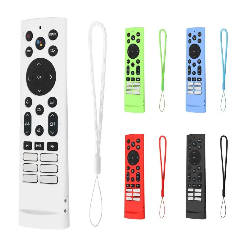 Silicone Protective Case for Hisense ERF3A80 ERFTG80H ERF3F80H Remote Control Smart TV Shockproof Cover Sleeve For ZDA205M