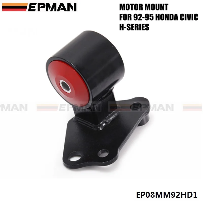 EPMAN Transmission Conversion Motor Mount Red For 92-95 Honda Civic EG EJ DELSOL AT To MT EP08MM92HD1