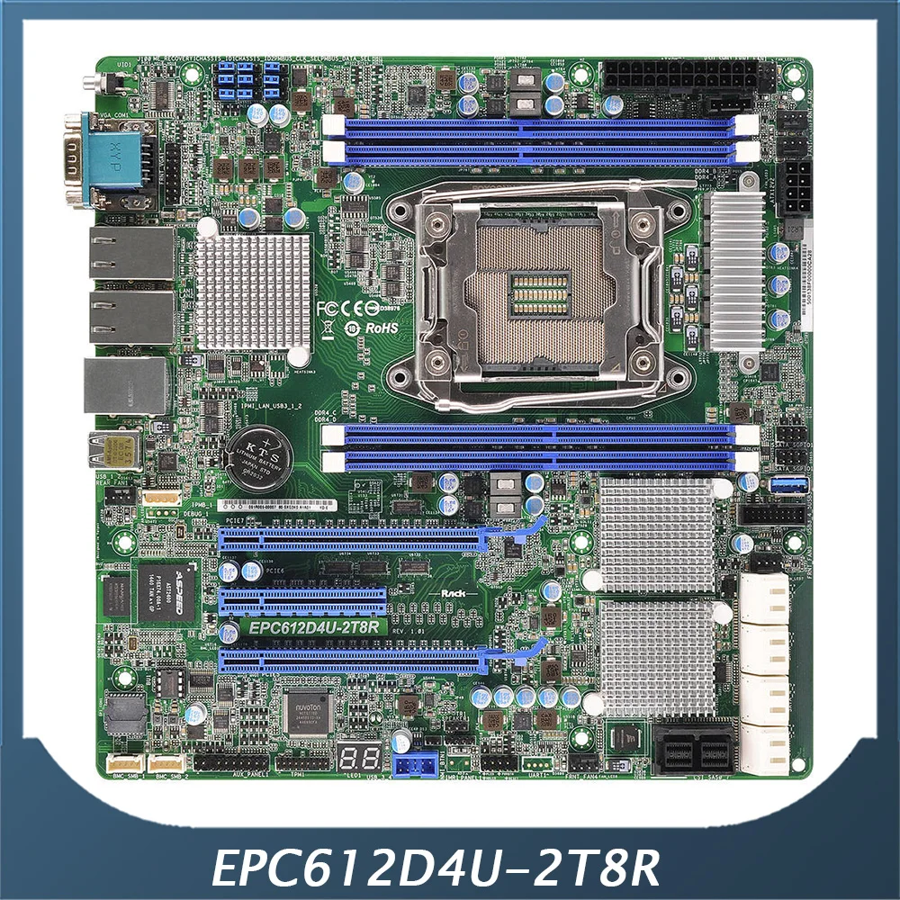 Server Motherboard For ASROCK For EP2C612D24 4L LGA 2011 C612 R3 Support E5 2600 V3 V4