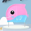 Kid's Swim Cap 3D Cartoon Design Swimming Hat Flexible Silicone Waterproof 3