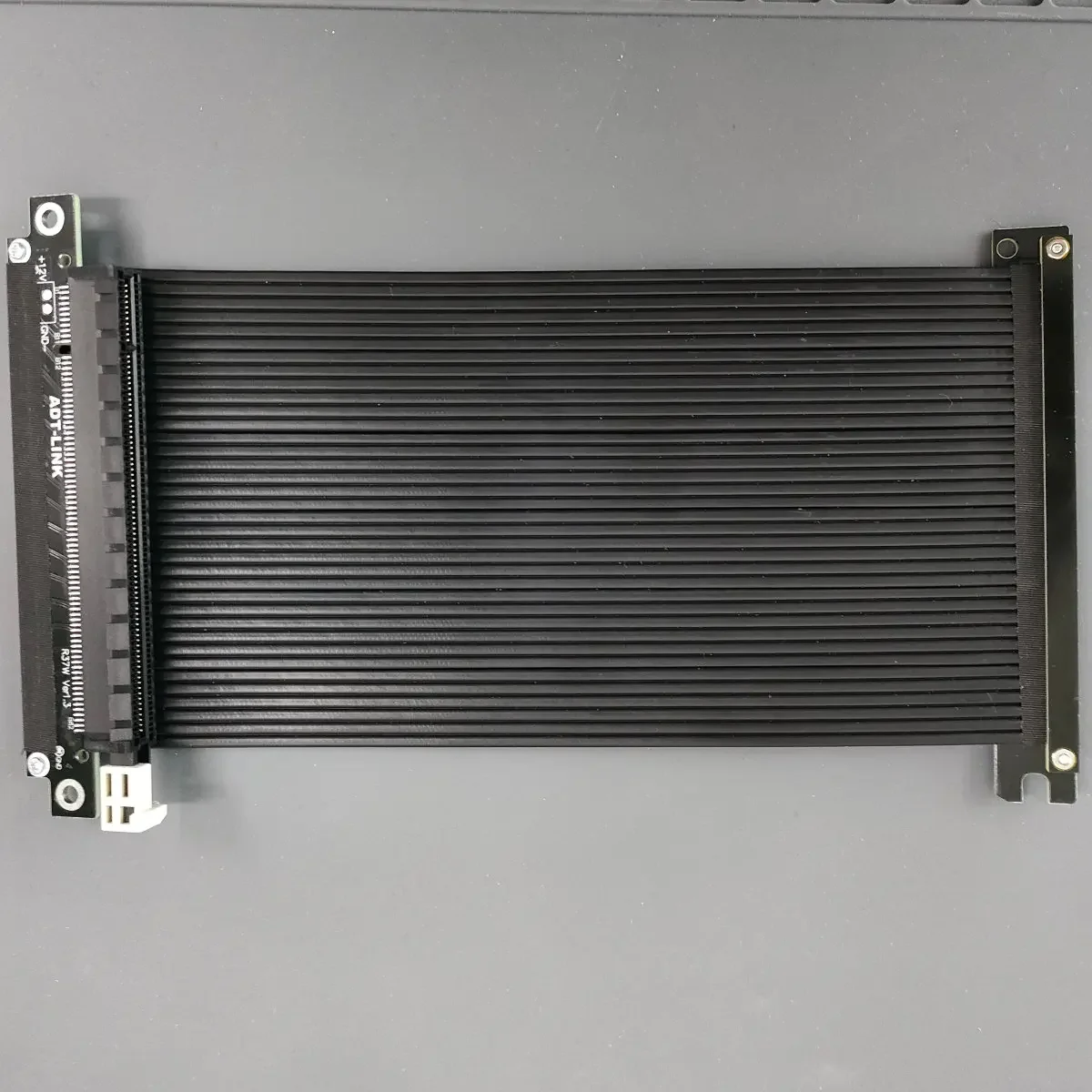Adt-link-cabo de Extensão Reversa Dupla Pcie 4.0 3.0x16 Riser Cabo Rtx 3090 Placa Gráfica Rx6800xt Itx a4 pc Case Pci-e 16x Gen4 - Imagem 3