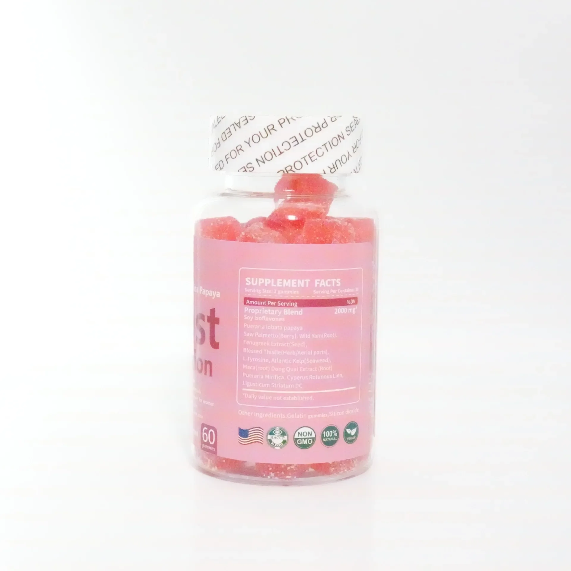 1 bottle of breast gummies to enhance immunity regulate endocrine disorders and provide health food