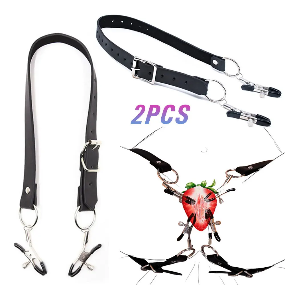 Nipple Clitoris Spreader Clip Clamps BDSM Bondage Kit Adult Games Vagina Stimulator G-Spot Massage Sex Toys Women18 sex toys