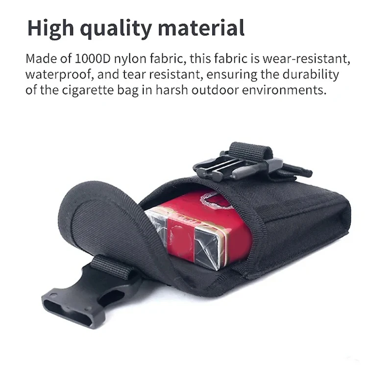 Outdoor Multi functional EDC Cigarette Bag Hunting Hiking Small Pocket MOLLE Kit Accessories Pack