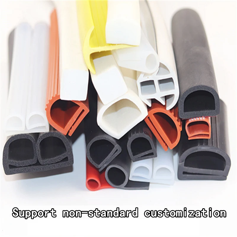 자동차 SUV 자동차 보넷 트렁크 엣지 고무 탑, EPDM 폼 도장 트림 스트립 가드 버퍼, 1 m