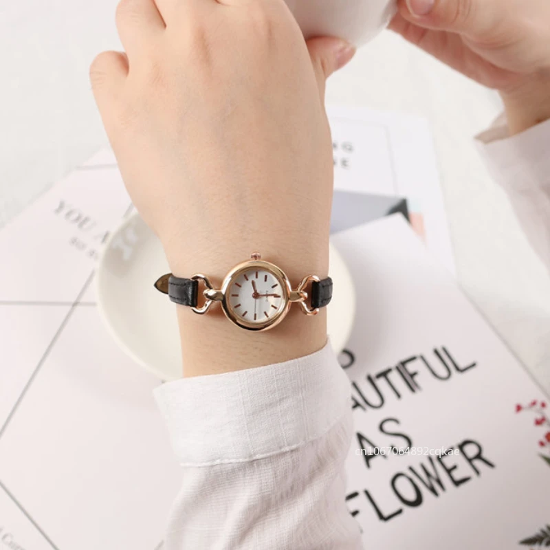 

Ins Small Round Watch Women Luxury Watches Girls Quartz Wristwatches Fashion Gifts Bracelet Reloj Mujer Rosa Relogio Feminino