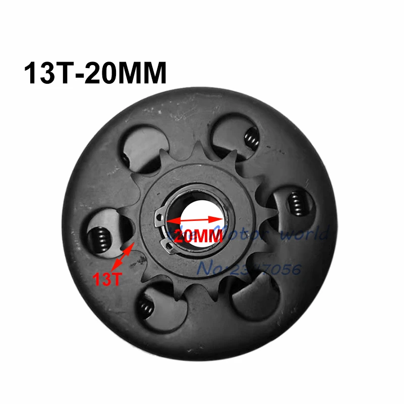 Dry Clutch 19mm 3/4" 12Tooth 428 Pitch Chain Sprocket Kit Go Kart Drift Trike2.5 Dry Clutch 19mm 3/4" 12Tooth 428 Pitch Chain Sprocket Kit Go Kart Drift Trike2.5