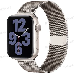 Sleek Milanese Loop Metal Bracelet for 42(S3)-44-45-46-49mm (Starlight)