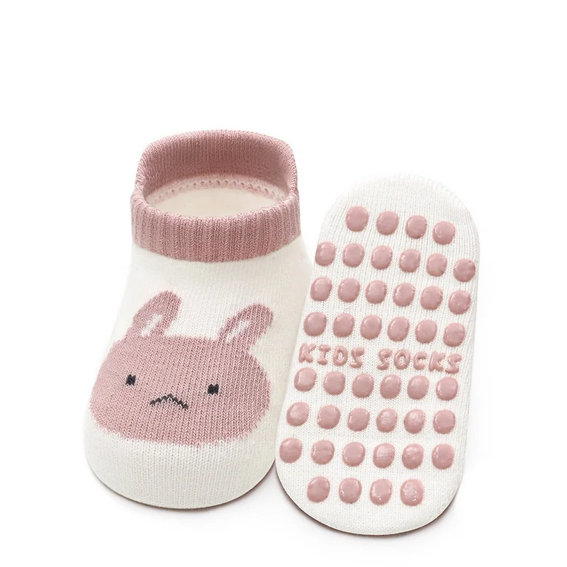 Дитячі шкарпетки для підлоги для дівчаток, хлопчиків, весна-осінь, бавовняні дитячі протиковзкі шкарпетки з мультфільмами для дітей, повсякденні дитячі домашні шкарпетки