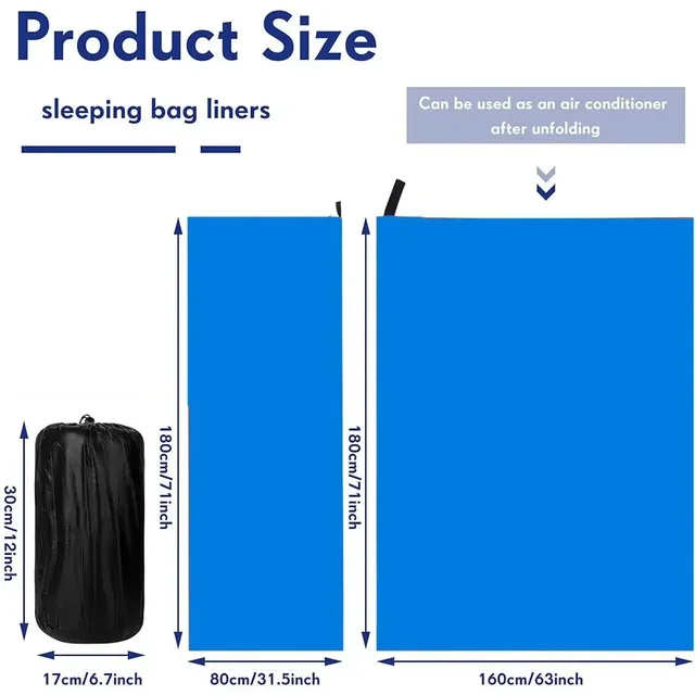 Ultralight Fleece Sleeping Bag Blanket 2