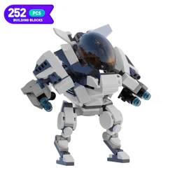 Moc Fighter Armor Robot, arme militaire, série Mech, bloc de Construction, modèle de Construction créatif, jouets pour enfants, cadeaux 