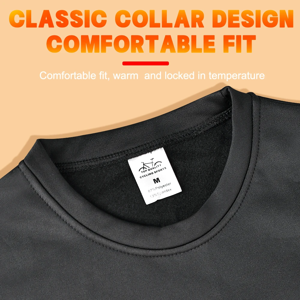 X-TIGER Thermal Fleece Winter Cycling Jersey