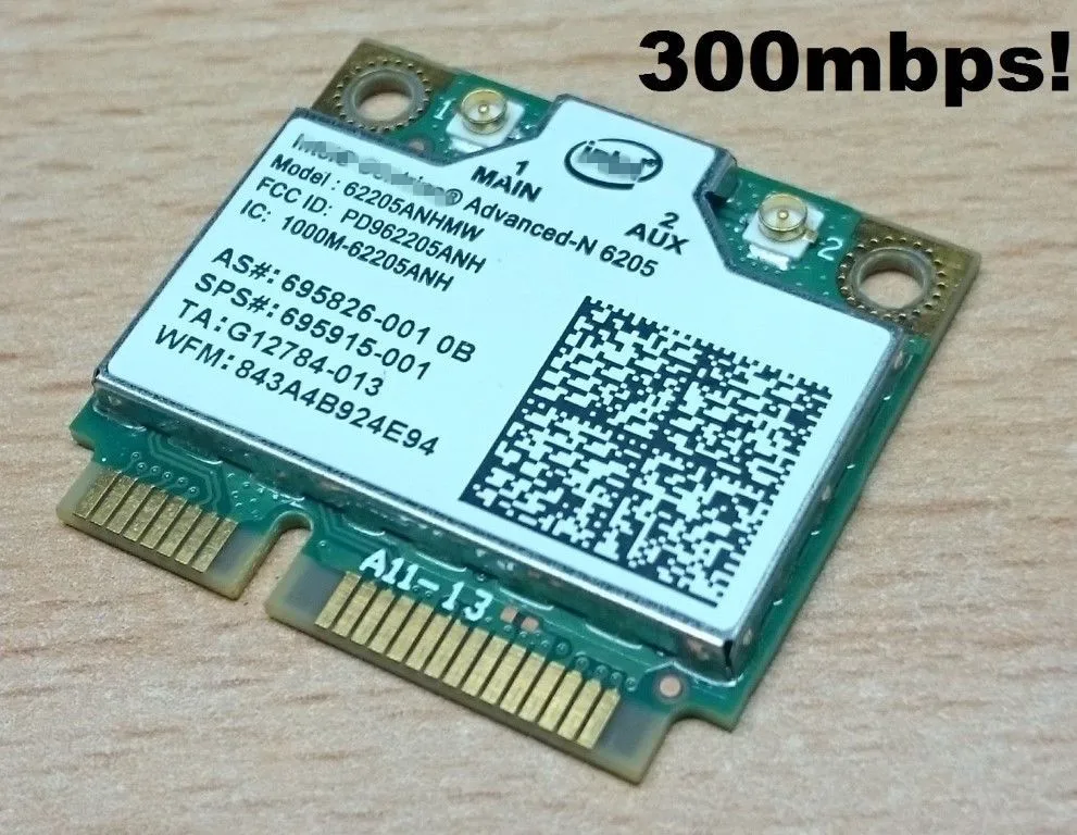 Беспроводная Lan-карта для Lenovo X220 T420 T520 60Y3253 Intel Centrino Advanced-n 6205 62205ANHMW 6205AGN 300 Мбит/с Wifi