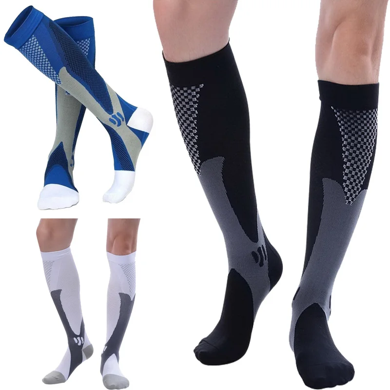 

Compression Socks Varicose Veins Socks Football Soccer Thigh Long Tube Unisex Outdoor Sports Nursing Stockings For Men Women