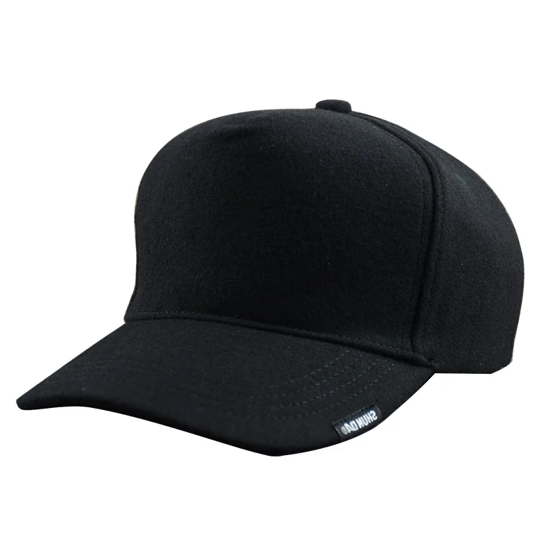 BigHeadMenWinterLargeSizeWoolHatsMalePlusSizesFeltBaseball