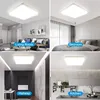 Square Led Ceiling Lights Lustre Chandelier Panel Hanging Lamps For Living Room Kitchen Home Decor Lighting Fixture Ceiling LED 4
