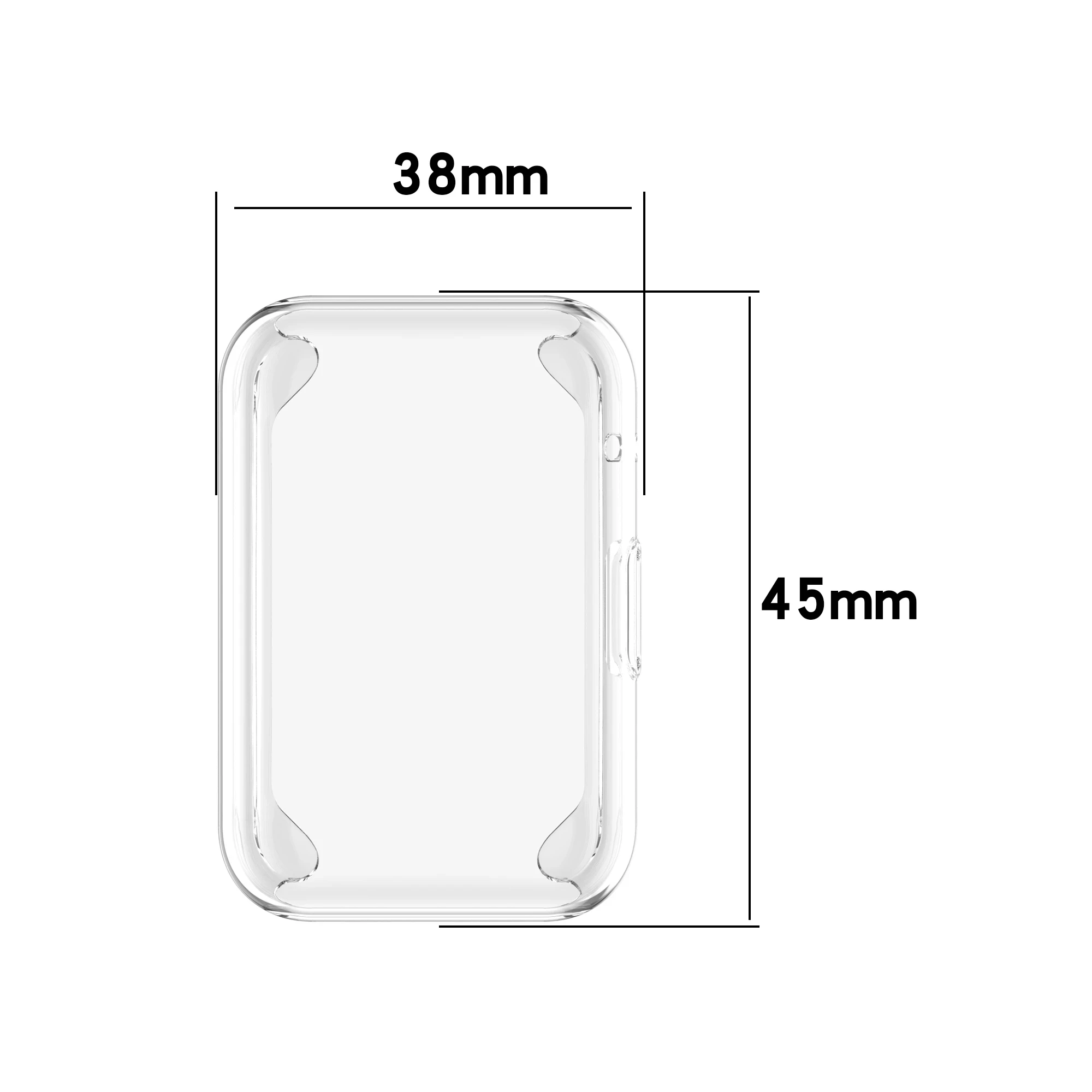 Elegant TPU Soft Protective Cover - Full Screen Protector Shell & Bumper