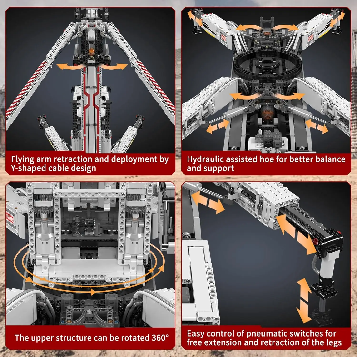 MOULD KING 17007 テクニカルAPPコントロール Liebherr LTM