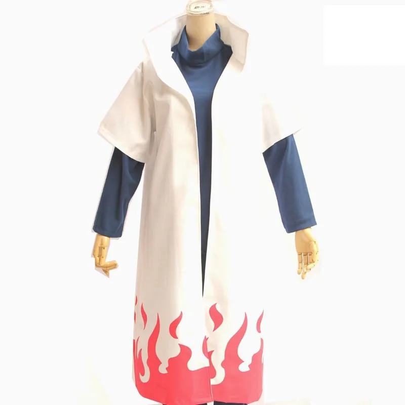 Wholesale Anime Naruto Cosplay Cloak Costume Namikaze Minato 4th Yondaime  Hokage Cape Robe Halloween Uniform Gift Unisex - AliExpress