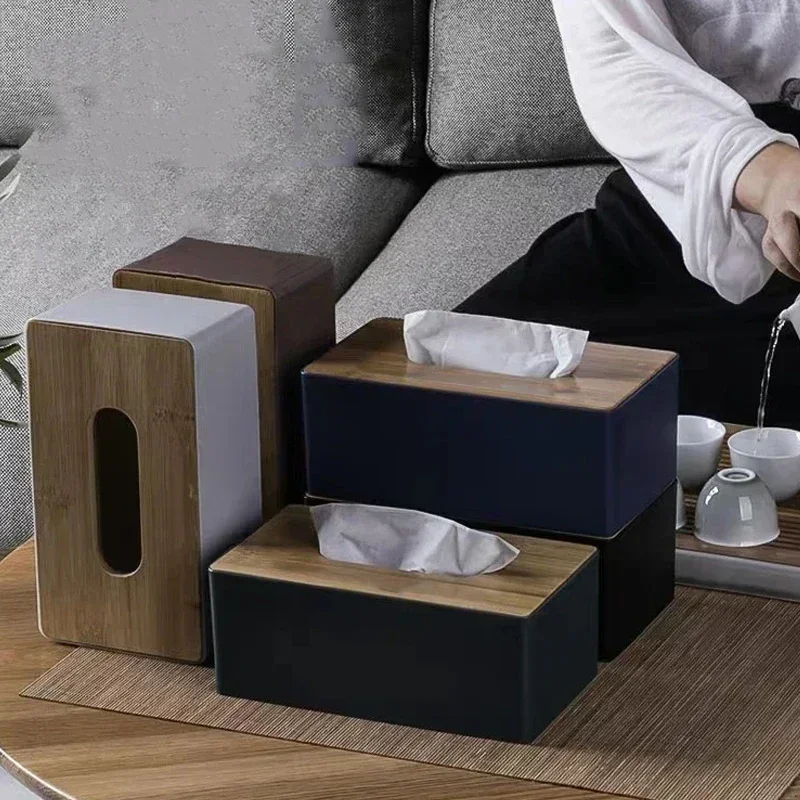 Tissue Dispenser 1pc Bamboo