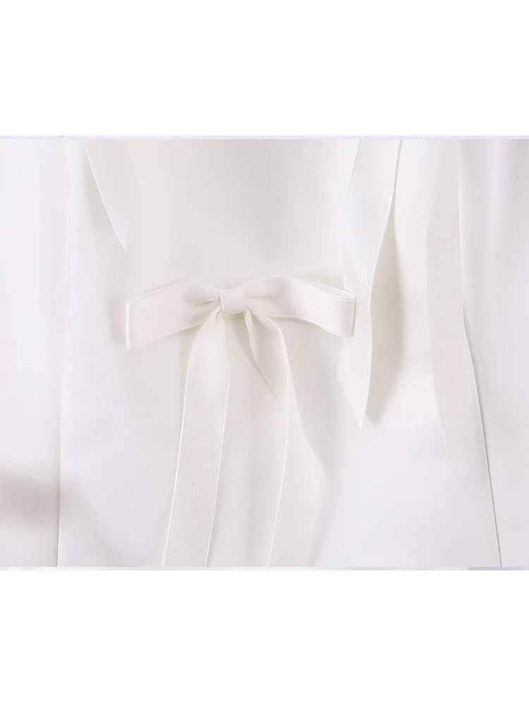 Women Summer Vest Chic Elegant Bow Tied Halter Neck Backless Sleeveless Streetwear Fashion Solid Sweet Ladies Halter Tops