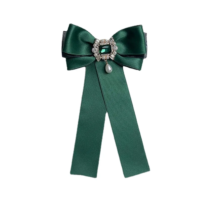 3 Spille Da Donna Con Fiocco E Perle - Stile Retrò, Per Matrimoni, Feste E Natale - Colore Nero, Elegante E Versatile - Foto 7