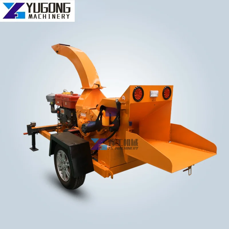 Garden Tree Branch Crusher Machine Chipper Shredder Electric Diesel  Gasoline Wood Power Tree Cutting Crusher Machine - AliExpress