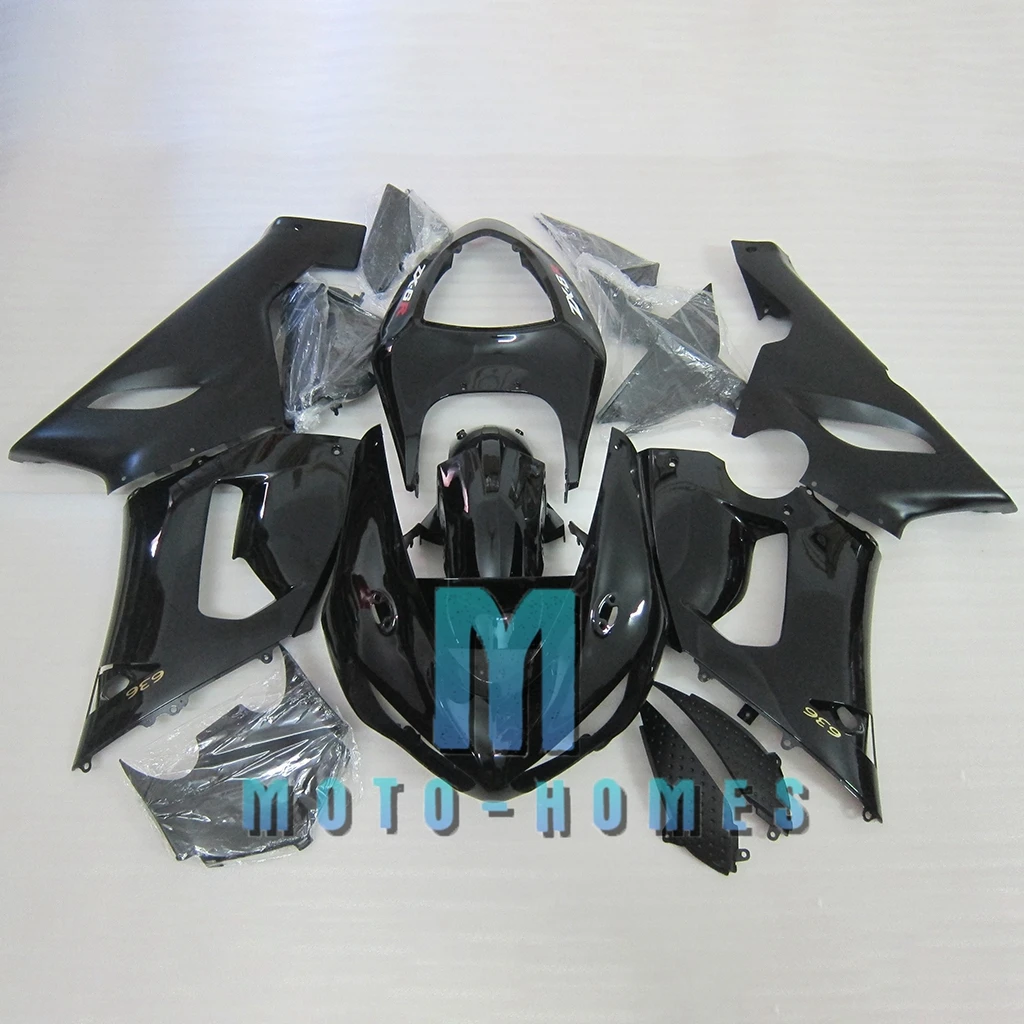 

Prime Injection Mold Fairing Kit for Kawasaki Ninja ZX6R 05 06 ZX-6R 2005 2006 ZX 636 Aftermarket Wrecked Rebuild Bike Black