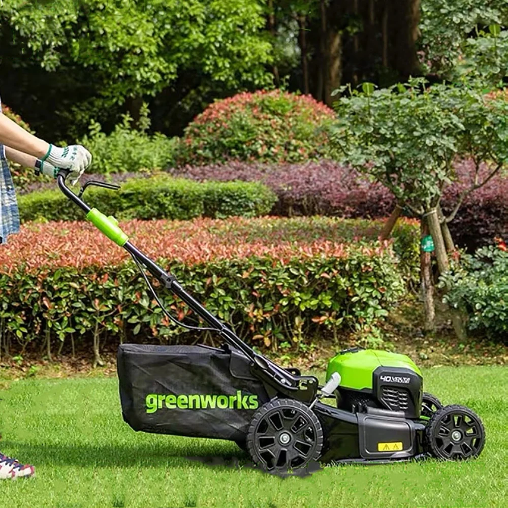 Electric Lawn Greenworks 21 Inch Mower 40v Electric Lawn