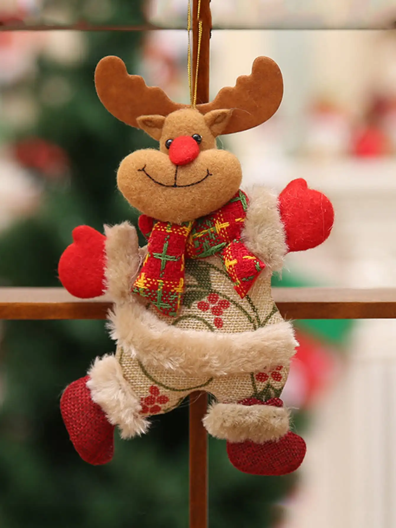 1pc Christmas Cartoon Design Random Hanging Decoration