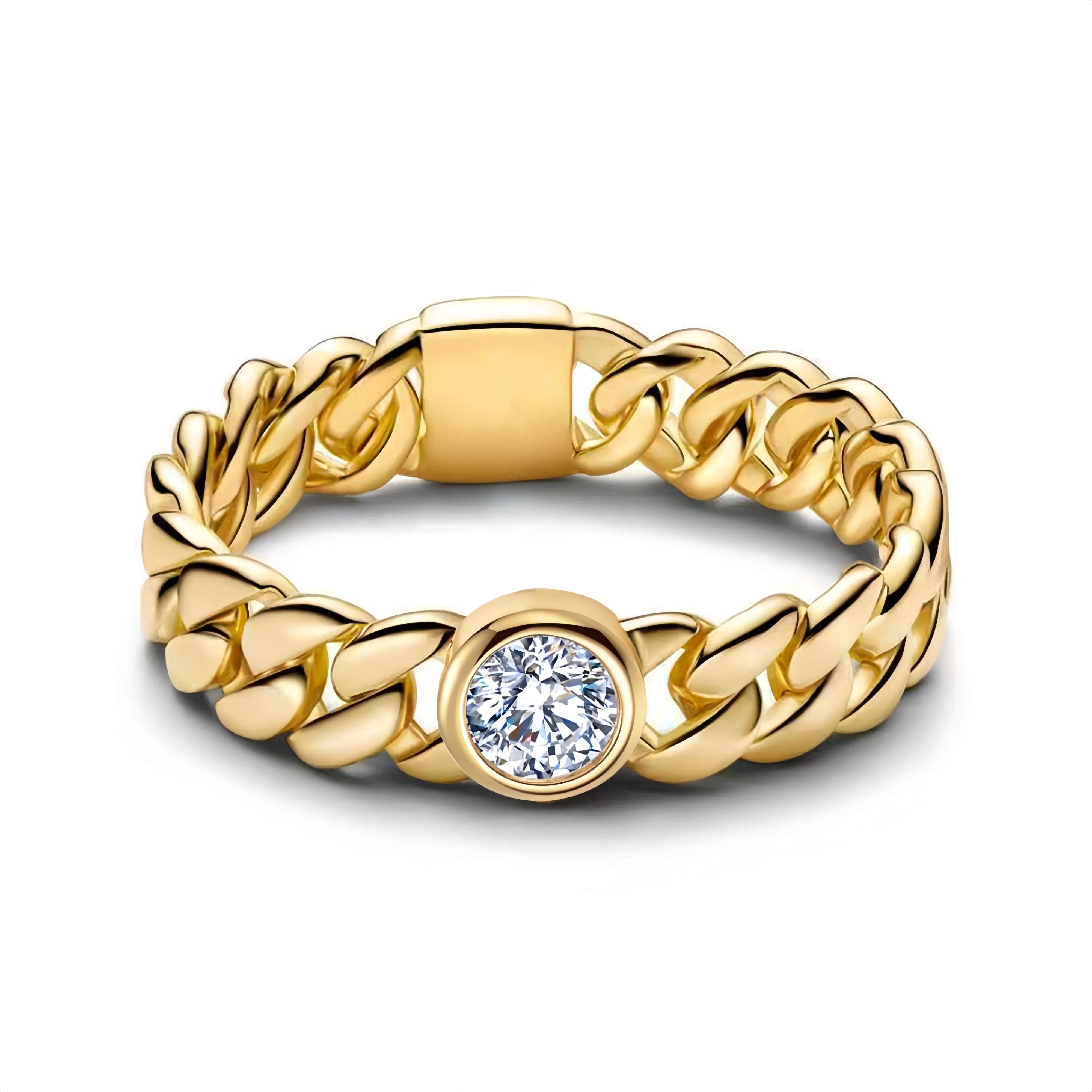 Elegant 925 Silver Zircon Bow Ring – Shimmering Fine Jewelry Gift