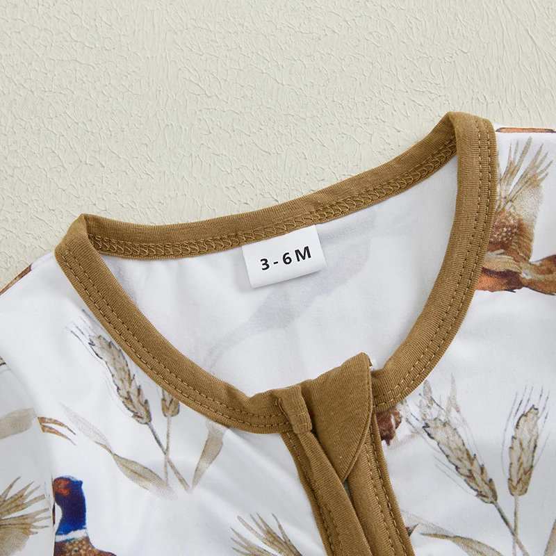 Lioraitiin Newborn Baby Boys Soft Romper Jumpsuit