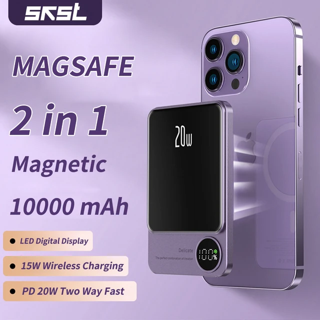 Magsafe – batterie externe sans fil magnétique, chargeur rapide, pour iphone  14 13 12 11 Pro Max - AliExpress