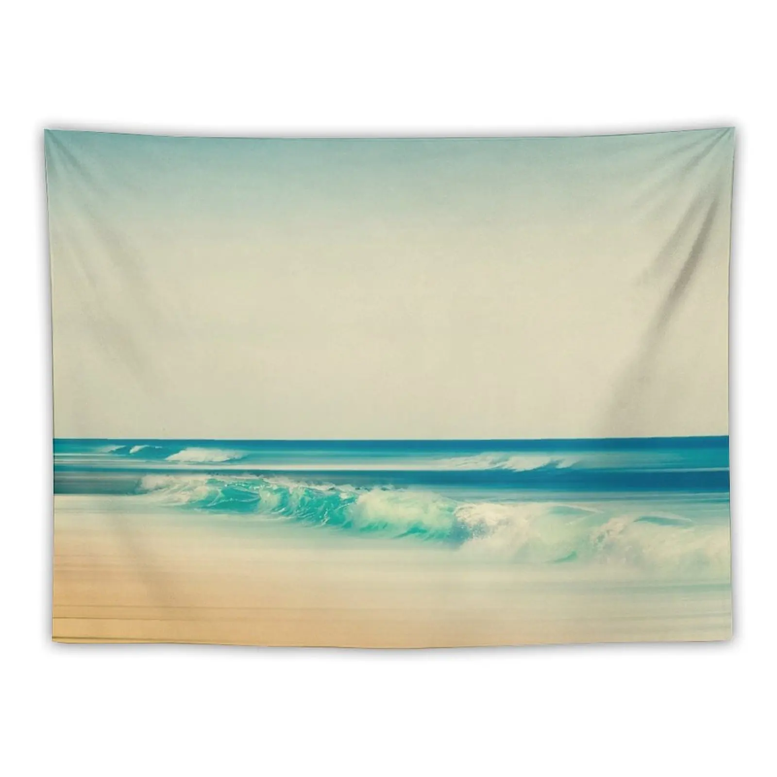 

emerald surf - wave crashing on beach Tapestry Aesthetic Room Decorations Bedrooms Decor Tapestry