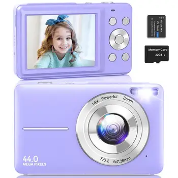 Digital Camera, FHD 1080P Camera, Digital Point and Shoot Camera with 16X Zoom Anti Shake,Suitable for Teenagers and Beginners 4