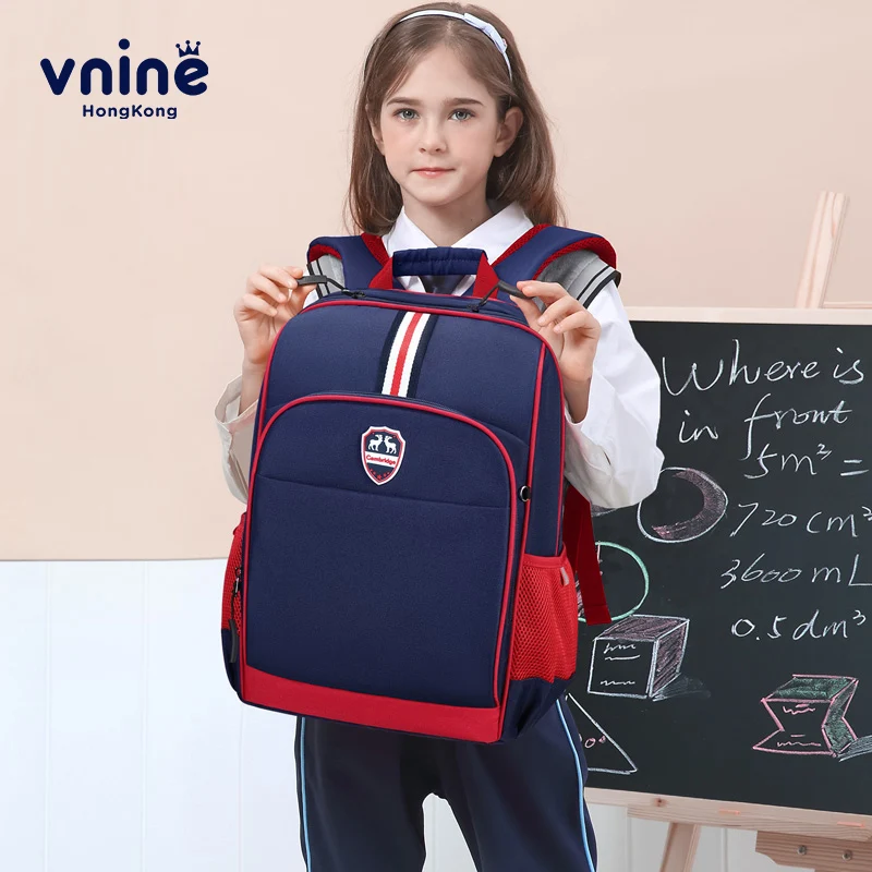 VNINE elementary school backpack for boys from grades one to six, lightweight spine protection, load reduction backpack for girl