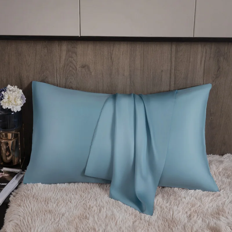 Pure Mulberry Silk Pillowcase 100% Natural Silk Pillow Cover 40*60cm 50*70cm Qeen King Size Pillowcase 6