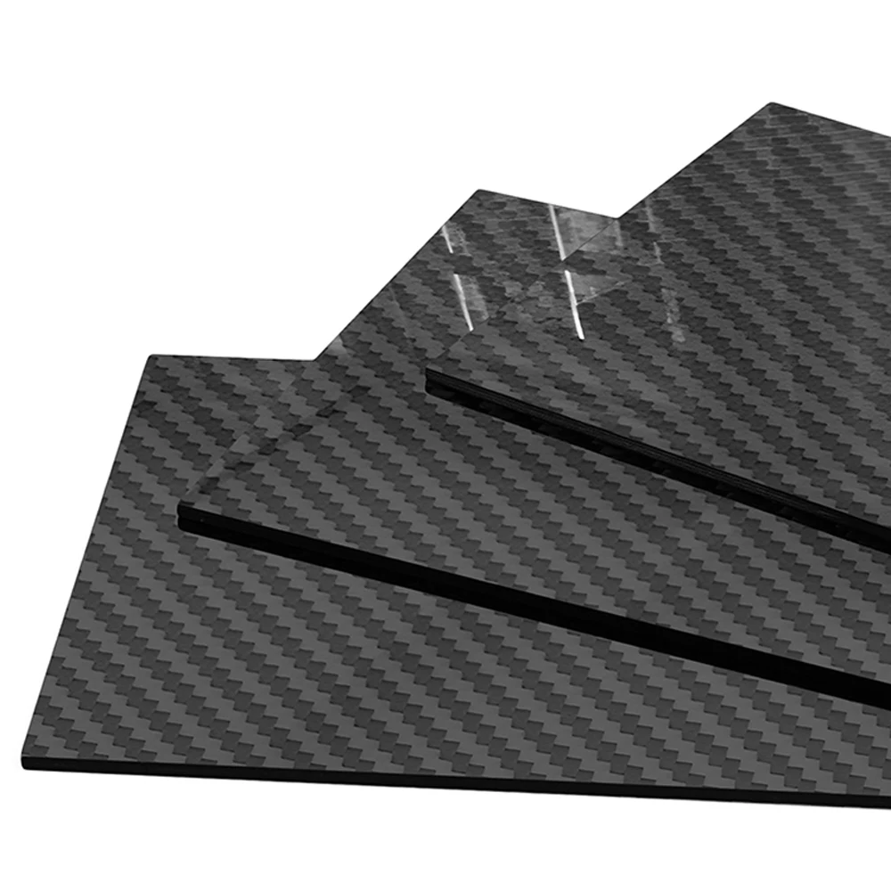 1/3/5 Pz 180X100X3Mm 3K Fogli In Fibra Di Carbonio Ad Alta Durezza 100% Pannello In Carbonio Puro Modello In Fibra Di Carbonio Materiale Per Incisione