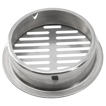 ฝาปิดท่อระบายน้ำสแตนเลส สำหรับห้องน้ำ ดักจับเส้นผม ปิดท่อระบายน้ำระเบียง ปลั๊กปิดท่อระบายน้ำทรงกลม สำหรับกลางแจ้ง หลังคา ป้องกันการอุดตัน ที่กรองน้ำพื้น 1