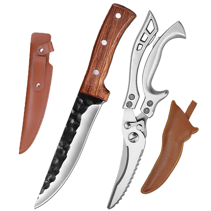 Kitchen Knives Stainless Steel Butcher Boning Knife Professional