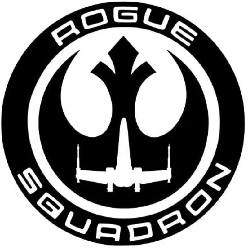

Personalized Sign Rogue Squadron Car Sticker Motorcycle Car Wrap Vinyl Decals High Quality Car Accessories
