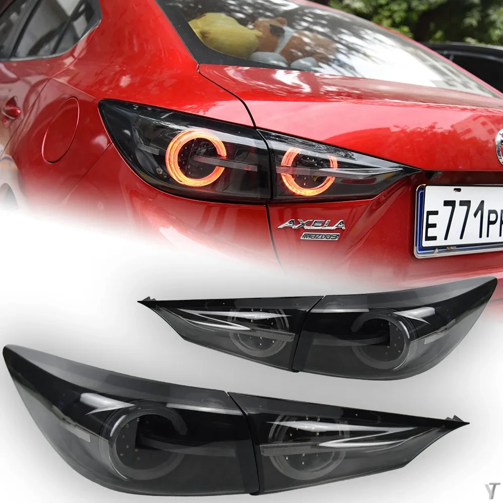 

Taillights Stylight for Mazda 3 LED Tail Lamp 2014-2018 Mazda3 Axela Sedan Rear Lamp LED DRL Signal Auto Accessories 2PCS